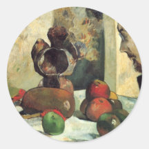 Stillleben mit dem Profil von Charles Laval Stickers