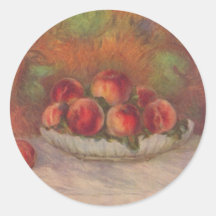 Stillleben mit Früchten - Pierre-Auguste Renoir Aufkleber