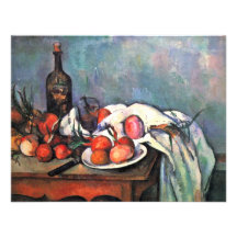 Stillleben mit Zwiebeln durch Paul Cézanne Personalisierte Einladung