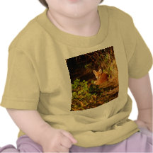 Stillstehendes Fox-Säuglings-T-Shirt
