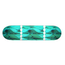 Stingrays auf Meeresgrund-Skateboard Skateboard Brett