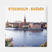 Stockholm - Schweden (Mojisola ein Gbadamosi) Magnete
