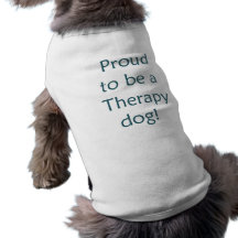 Stolz, ein Therapie-Hund zu sein Haustierbekleidung