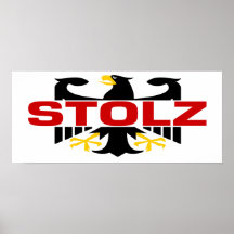 Stolz Familienname Plakatdrucke