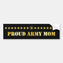 Stolze Armee-Mamma-Sterne Autosticker