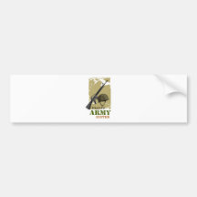 Stolze Armee-Schwester Autosticker