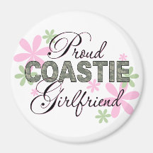 Stolze Coastie Freundin-Camouflage Magnets