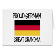 Stolze deutsche große Großmutter Karten