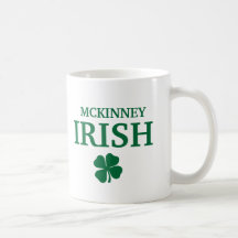 Stolze MCKINNEY IREN! St Patrick Tag Tee Haferl