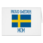 Stolze schwedische Mamma Grußkarte