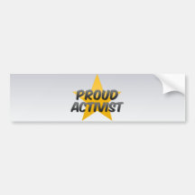 Stolzer Aktivist Auto Sticker