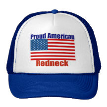 Stolzer amerikanischer Redneck Netzmütze
