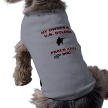 STOLZER ARMEE-HUND HUND T-SHIRTS