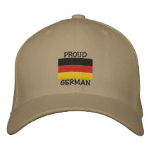 Stolzer Deutscher gestickte Kappe Bestickte Kappen