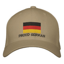 Stolzer Deutscher gestickte Kappe Bestickte Mütze