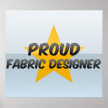 Stolzer Gewebe-Designer Plakatdrucke