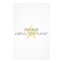 Stolzer klinischer Psychologe Individuelle Druckpapiere