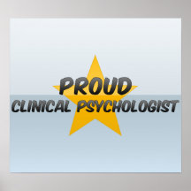 Stolzer klinischer Psychologe Posterdrucke