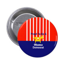 Stolzer Knopf Obama Anstecknadelbutton
