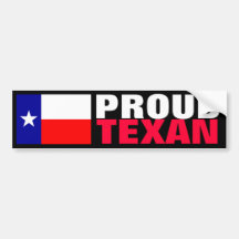 Stolzer Texan Autosticker