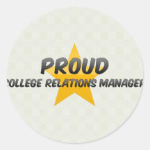 Stolzer Uni-Beziehungs-Manager Sticker