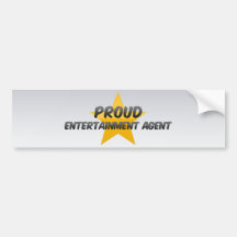 Stolzer Unterhaltungs-Agent Autosticker