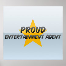 Stolzer Unterhaltungs-Agent Poster