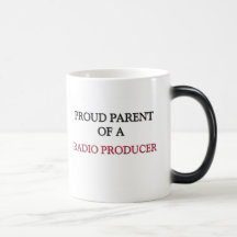 Stolzes Elternteil eines RADIOproduzenten Tee Tasse
