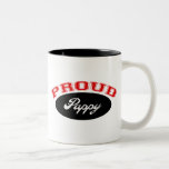 Stolzes Pappy (Rot und Schwarzes) Kaffee Haferl