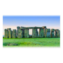 Stonehenge Visitenkartenvorlage