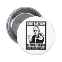 Stoppen Sie Faschismus Button