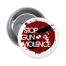 Stoppen Sie Gewehr-Gewalt Anstecknadelbuttons