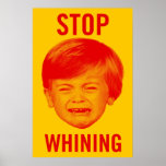 Stoppen Sie jammerndes Plakat