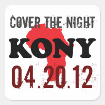 Stoppen Sie Kony 2012 Aufkleber