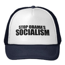 STOPPEN SIE OBAMA-SOZIALISMUS BASEBALLMÜTZE