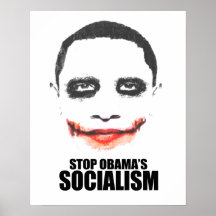 STOPPEN SIE OBAMA-SOZIALISMUS PLAKATDRUCKE