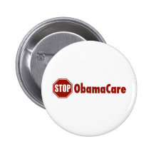 Stoppen Sie ObamaCare Anstecknadel