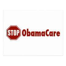 Stoppen Sie ObamaCare Postkarten