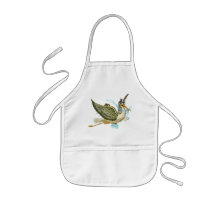 STORCH-BABY-DUSCHE SCHÜRZEN