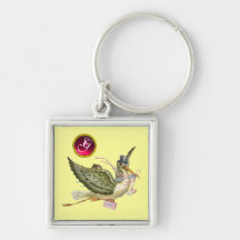 STORCH-BABY-DUSCHEN-EDELSTEIN-MONOGRAMM SCHLÜSSELBAND