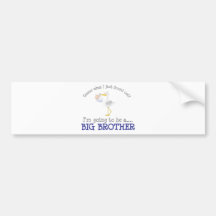 Storch-großer Bruder Auto Aufkleber