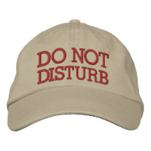 Stören Sie nicht durch SRF Besticktes Baseballcap