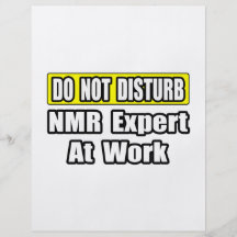 Stören Sie… NMRexperten nicht bei der Arbeit Individuelle Flyer