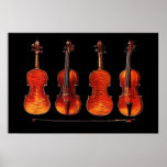 stradivarius Violinen und Bogenplakat VON 8,99
