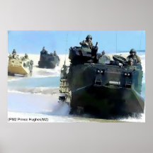 STRAND-ANGRIFF POSTER