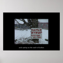 Straße zum grafton plakatdrucke