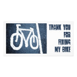 Straßen-Fahrrad - danke Photokarte