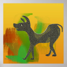 Straßen-Hund Plakat