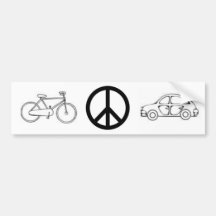 Straßenfrieden Auto Sticker