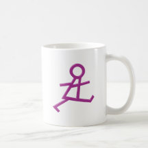 Strichfigur Frau stick woman Kaffeehaferl